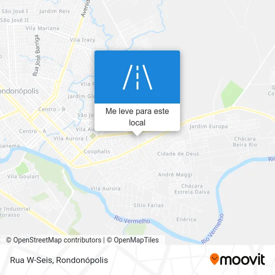 Rua W-Seis mapa