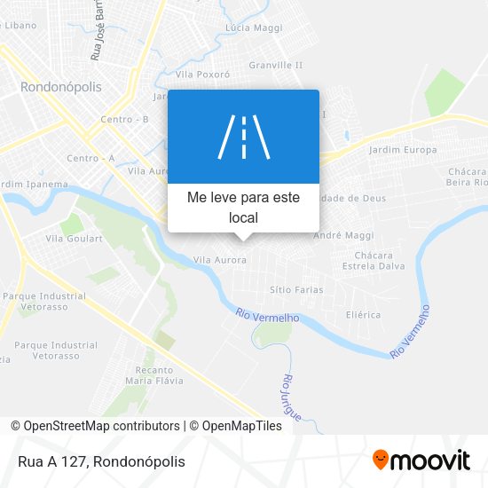 Rua A 127 mapa