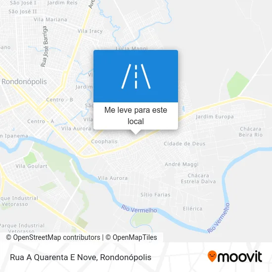 Rua A Quarenta E Nove mapa