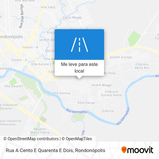 Rua A Cento E Quarenta E Dois mapa