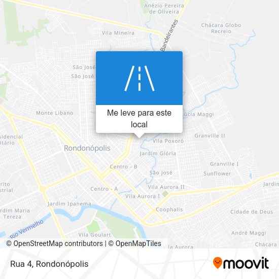 Rua 4 mapa