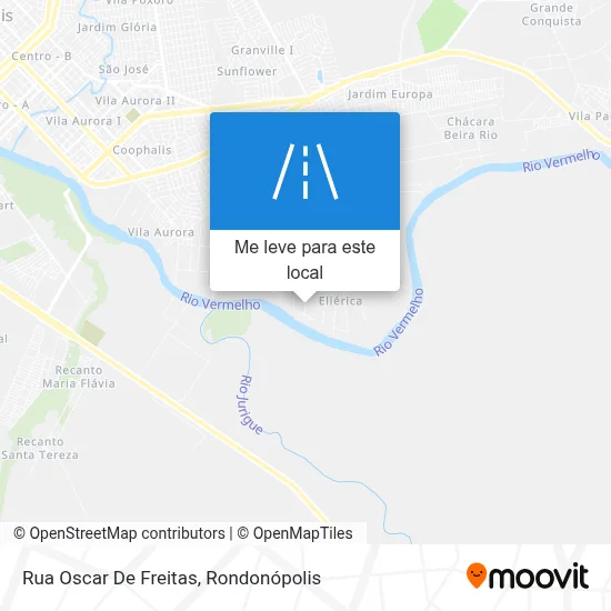 Rua Oscar De Freitas mapa