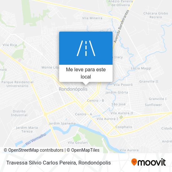 Travessa Silvio Carlos Pereira mapa