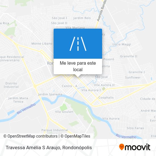 Travessa Amélia S Araujo mapa