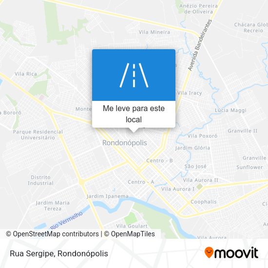 Rua Sergipe mapa