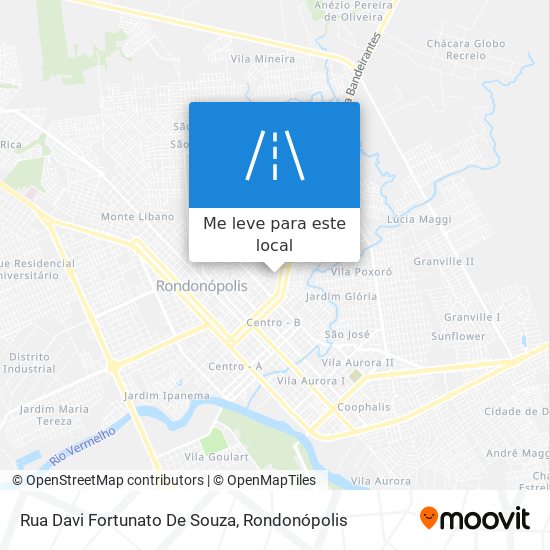 Rua Davi Fortunato De Souza mapa