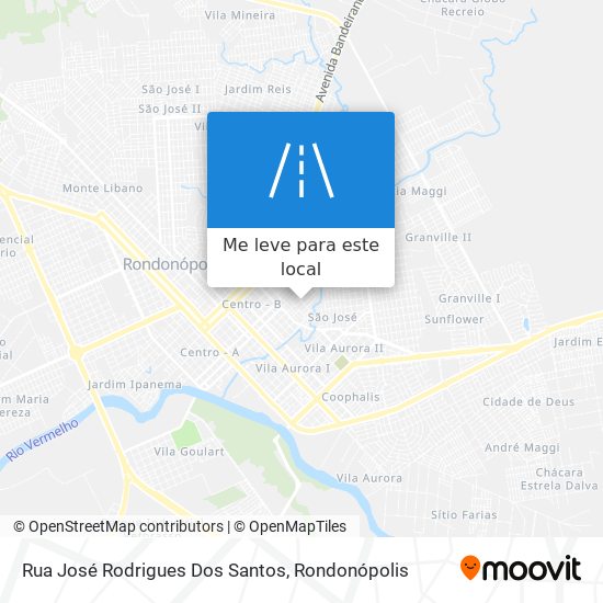 Rua José Rodrigues Dos Santos mapa