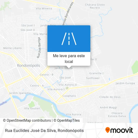 Rua Euclides José Da Silva mapa