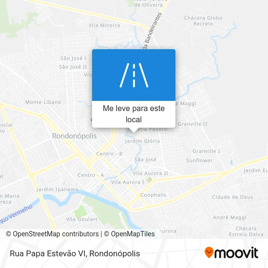 Rua Papa Estevão VI mapa