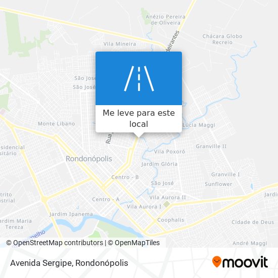 Avenida Sergipe mapa