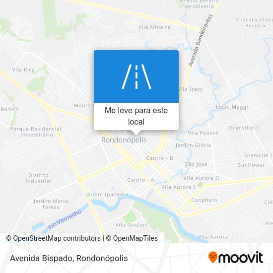 Avenida Bispado mapa