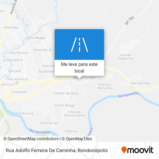 Rua Adolfo Ferreira De Caminha mapa