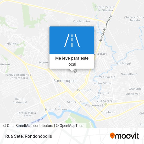 Rua Sete mapa