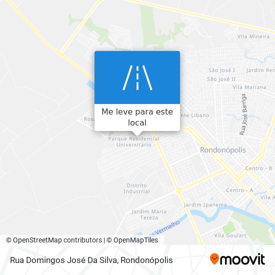 Rua Domingos José Da Silva mapa