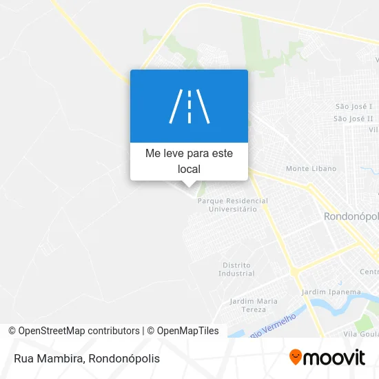 Rua Mambira mapa