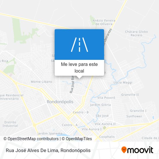 Rua José Alves De Lima mapa
