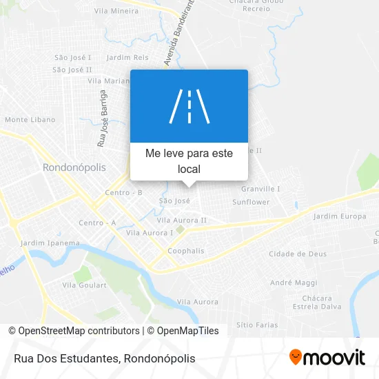 Rua Dos Estudantes mapa