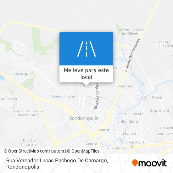 Rua Vereador Lucas Pachego De Camargo mapa