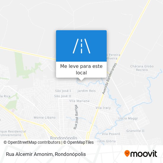 Rua Alcemir Amonim mapa