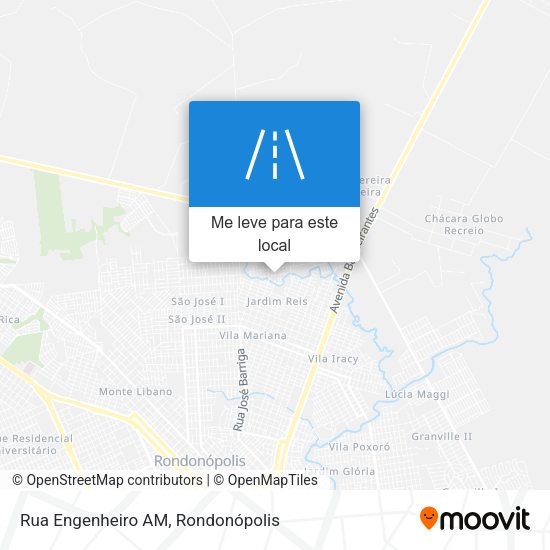 Rua Engenheiro AM mapa