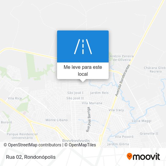 Rua 02 mapa