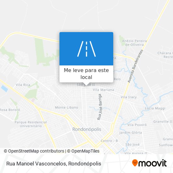 Rua Manoel Vasconcelos mapa