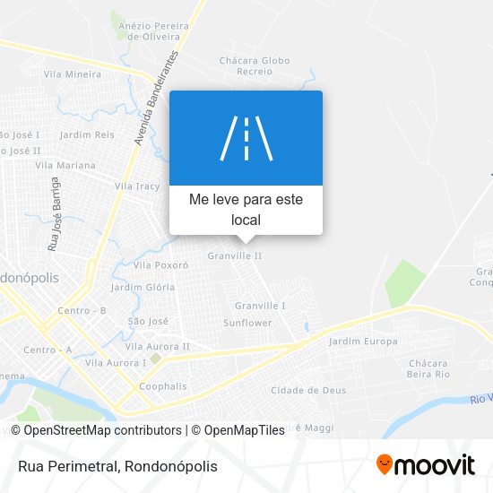 Rua Perimetral mapa
