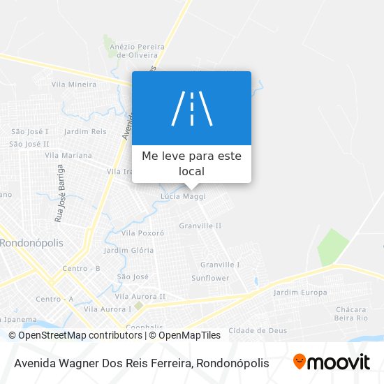 Avenida Wagner Dos Reis Ferreira mapa