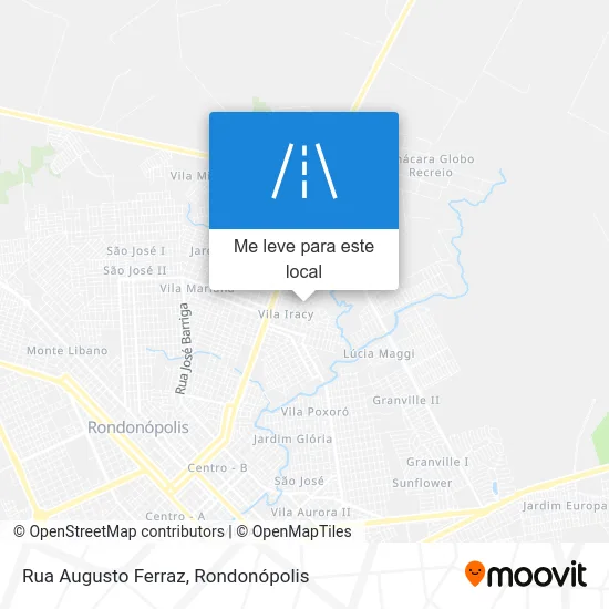 Rua Augusto Ferraz mapa
