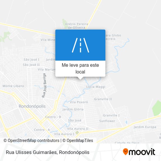 Rua Ulisses Guimarães mapa