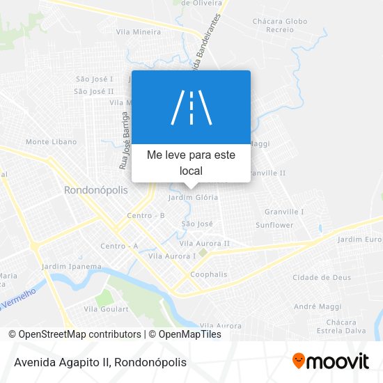 Avenida Agapito II mapa