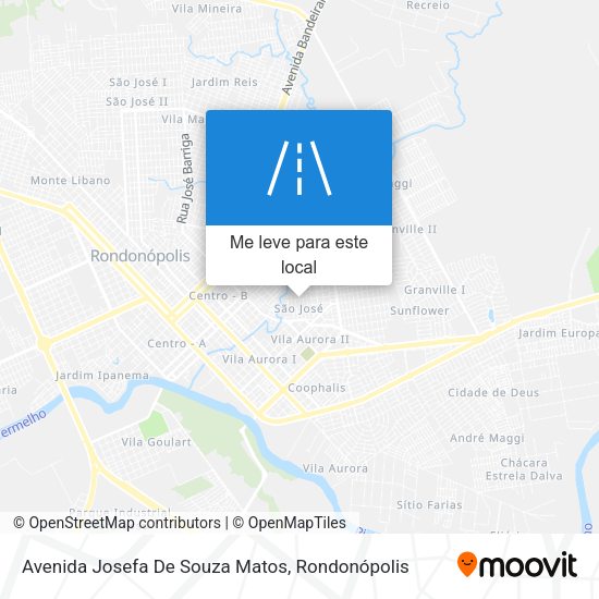 Avenida Josefa De Souza Matos mapa