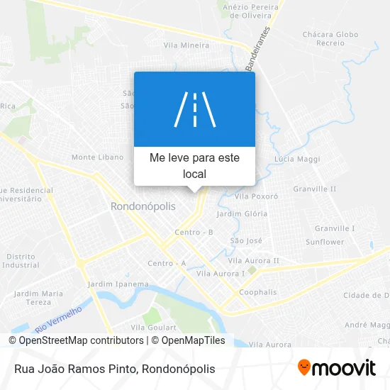 Rua João Ramos Pinto mapa
