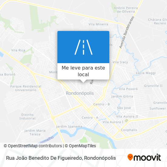 Rua João Benedito De Figueiredo mapa