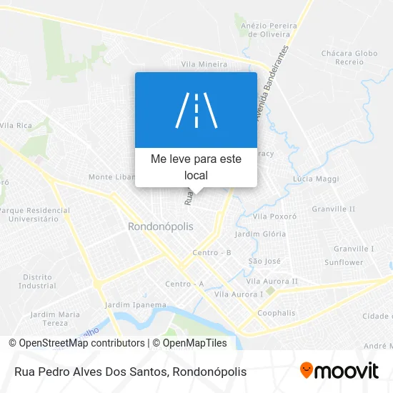 Rua Pedro Alves Dos Santos mapa