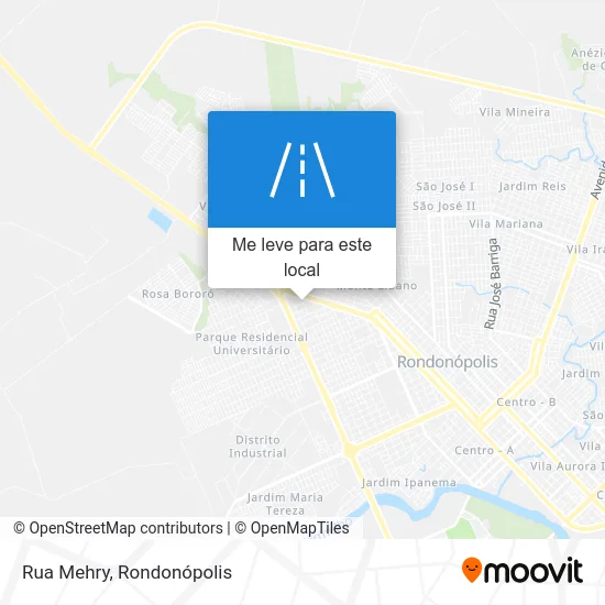 Rua Mehry mapa