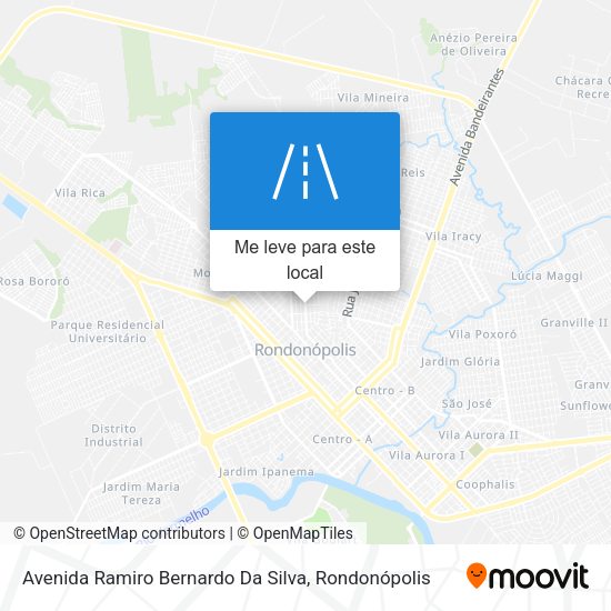 Avenida Ramiro Bernardo Da Silva mapa
