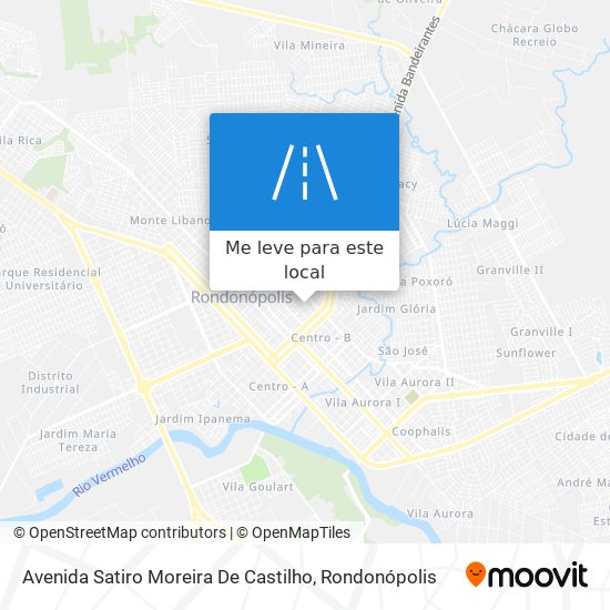 Avenida Satiro Moreira De Castilho mapa