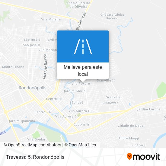 Travessa 5 mapa