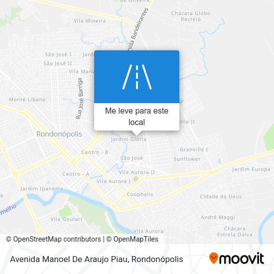 Avenida Manoel De Araujo Piau mapa