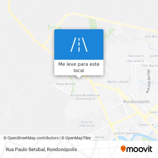 Rua Paulo Setúbal mapa