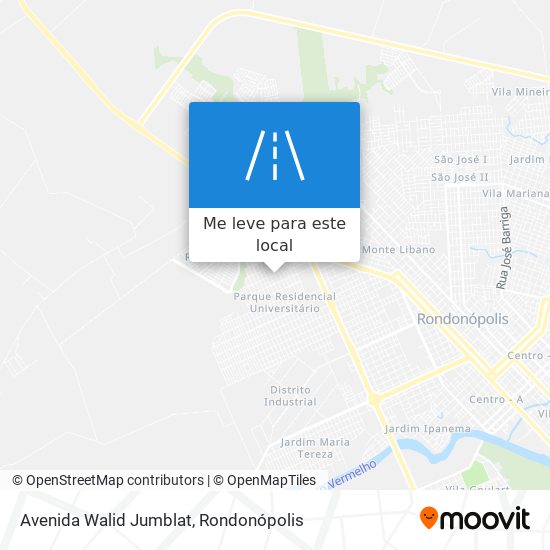 Avenida Walid Jumblat mapa