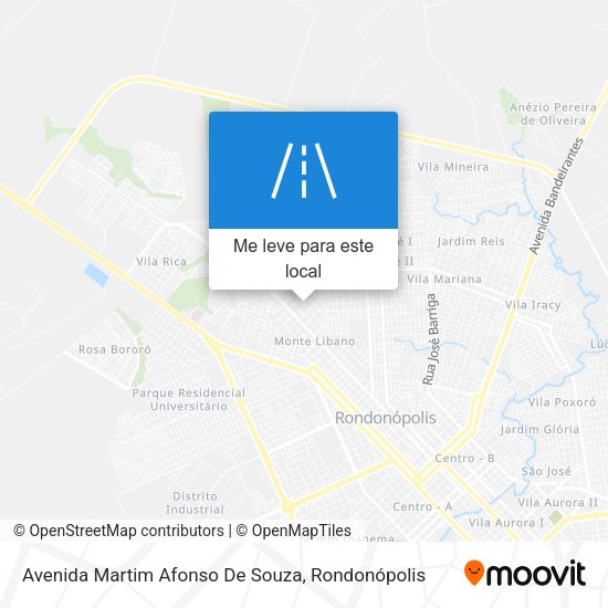 Avenida Martim Afonso De Souza mapa