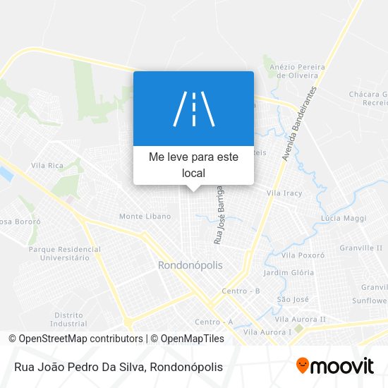Rua João Pedro Da Silva mapa