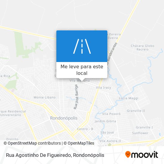 Rua Agostinho De Figueiredo mapa