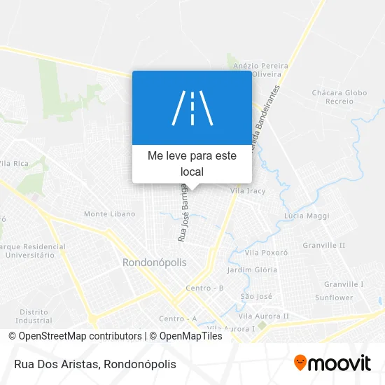 Rua Dos Aristas mapa