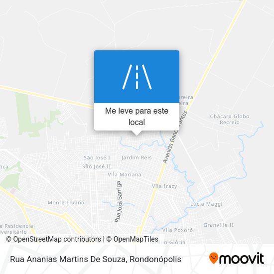 Rua Ananias Martins De Souza mapa