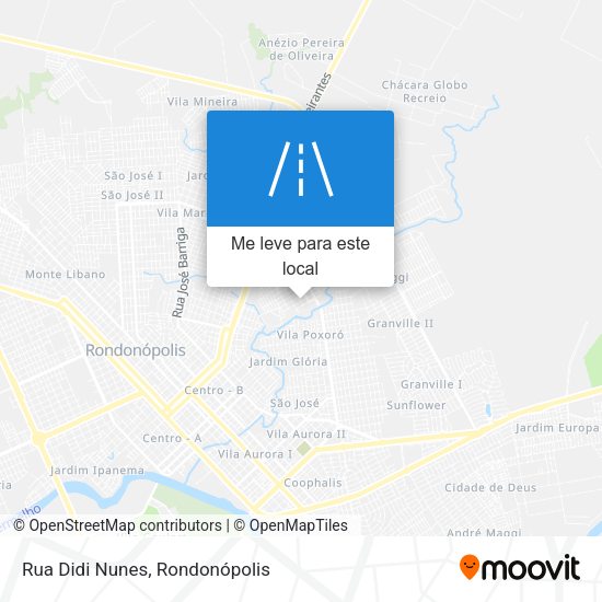 Rua Didi Nunes mapa