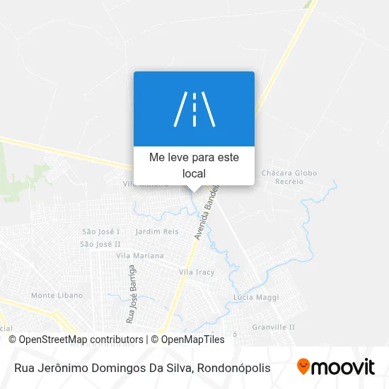 Rua Jerônimo Domingos Da Silva mapa