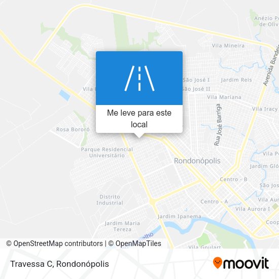 Travessa C mapa